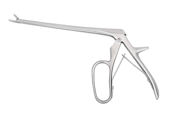 Finger ring nucleus pulposus forceps