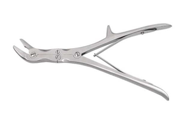 Double action bone rongeur(Side Elbow)(Single Angle Shank)