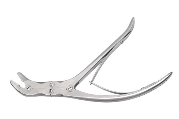 Double action bone rongeur(Side Elbow)(coaxial lateral shanks)